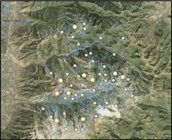 graduated symbol map